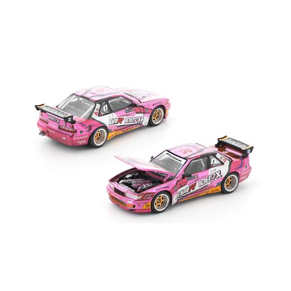 POP RACE 1/64 エヴァRT8号機 x 1087X PANDEM S13 (PR640241