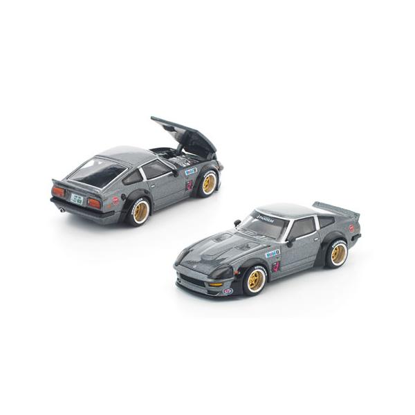 ロダン POP RACE 1/64 PANDEM 280ZX ガンメタル (PR640390) : バックファイヤ