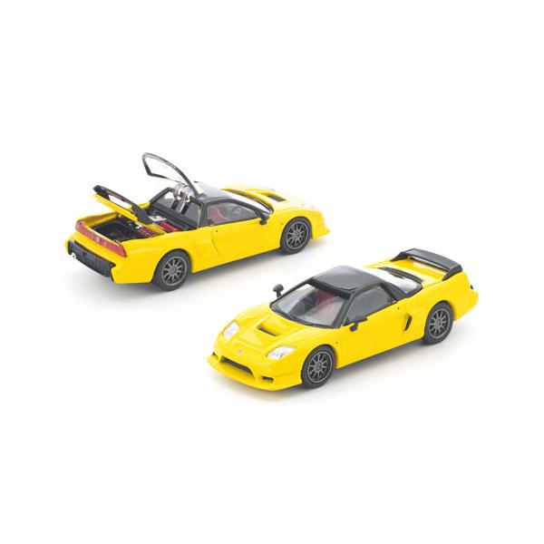 POP RACE 1/64 ホンダ NSX-R イエロー (PR640433) : バックファイヤ