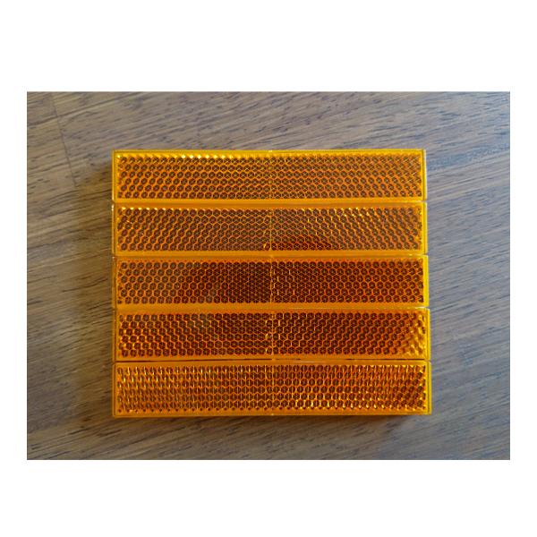 反射板/オレンジ　5枚組み　品番481673◆サイズ：15ｘ90ｍｍ◆入り数：5枚組み