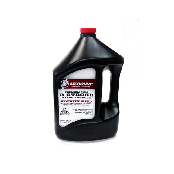 マーキュリー/クイックシルバー2ストローク船外機オイル/プレミアムプラス◆容量：3785ml★MERCURY社純正2サイクル船外機用プレミアムプラスオイルです。高馬力エンジンにおいて極限状態でのエンジン保護性能を加えました。このTC-W3規...