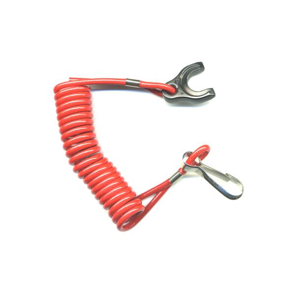 ■マーキュリー用　ラニヤードコードストップスイッチ ★マーキュリー用のエンジンに使用するラニヤードコード（ランヤードコード）です。 ※シープロ9.8、18hp、マーキュリー3.3hp、2.0hpに用いられています。