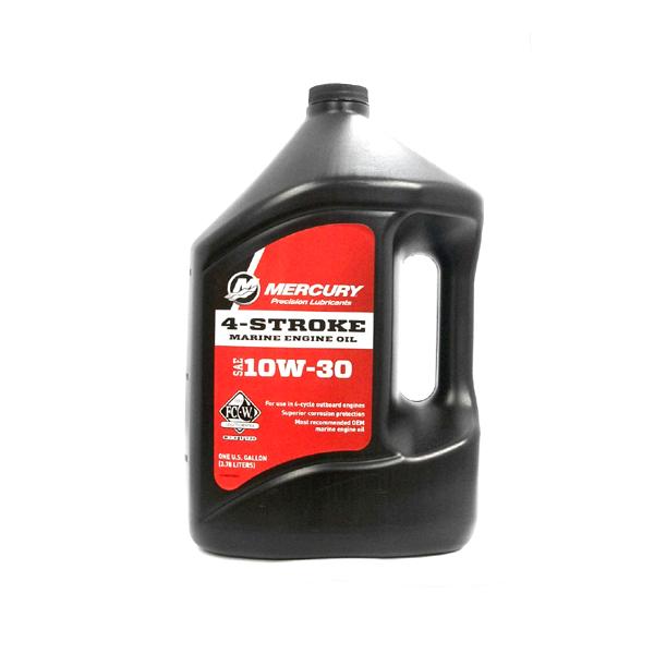 MERCURY/マーキュリー4ストローク船外機オイル◆容量：：3.78L(1ガロン)◆全ての4ストローク船外機用★SAE10W-30　4ストロークオイルは全ての４ストローク船外機に使用するように作られました。自動車用オイルに比べて多くの性能...