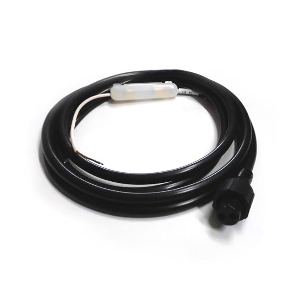 HONDEX/ホンデックス魚探用電源コード/DC06　ヒューズ5A◆入り数：１個 ◆コードの長さ：2ｍ ◆コネクタープラグ：2ピン★ 【ヒューズ2A】HE-6100,6000、5400、5600-2。5700、580、5620、761、58...