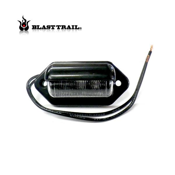 BLASTTRAIL/ブラストトレイル防水LEDランプ　ナンバー灯◆サイズ：65/30mm◆配線の長さ（約）：180mm◆左右の取り付け穴までの距離（約）：50mm◆レンズカラー：ホワイト◆入り数：1個・ナンバー灯（番号灯）など・付属品：注...