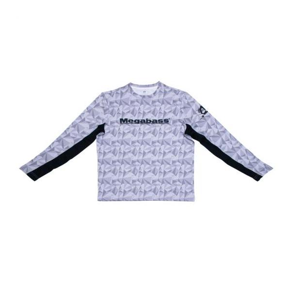 Megabass（メガバス） GAME LONG SLEEVE(ゲームロングスリーブ） WHITE