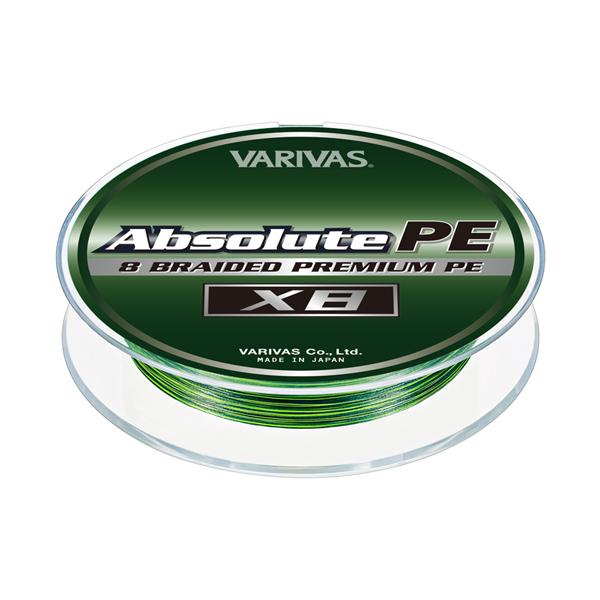 バリバス　アブソルートPE　X8　150m （0.8号 / 1号 / 1.2号1.5号 / 2号）