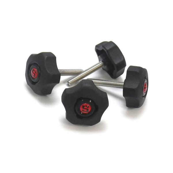 SOUTHER/サウザージョンボート用バウデッキ固定ノブ【48010】◆バウデッキ固定ノブ×4本（1艇分）★サウザージョンボート用のバウデッキ固定ノブです。従来の蝶ネジより締めやすく、スタイリッシュです。