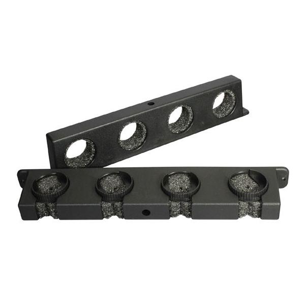 ビーエムオージャパン/BMO JAPANロッドハンガー４連C84007C◆サイズ（mm）：345×65×33◆内径（mm）：45◆ネジ穴（mm）：6カ所◆材質：樹脂・ウレタンフォーム◆取付用ネジ6本付属★様々な場所でロッドの保管に使用可能！