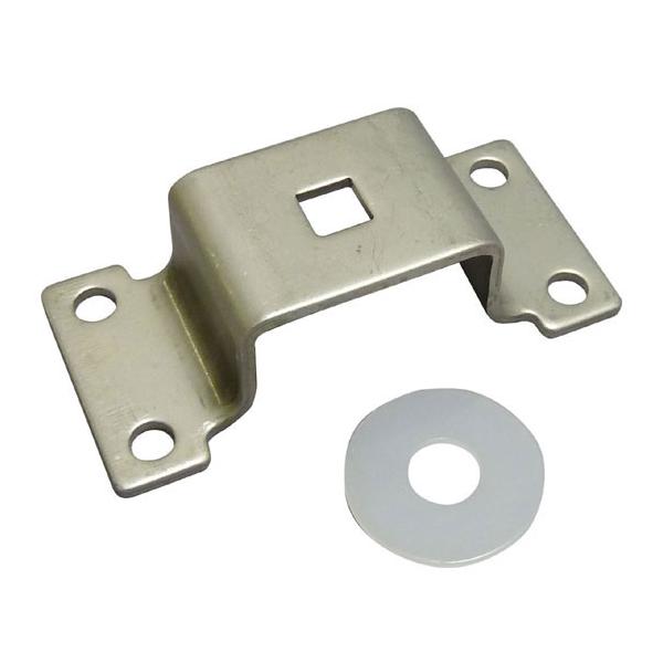 BMOジャパンLEDライト用取付具　C91053　20C0058◆サイズ：W85/D40/H24mm◆LED取付ネジ角穴：8.7/8.7mm◆ベースネジ穴間隔：26.5/69.5mm◆材質：ステンレス★ＬＥＤライトの取り付けに使用するスタン...