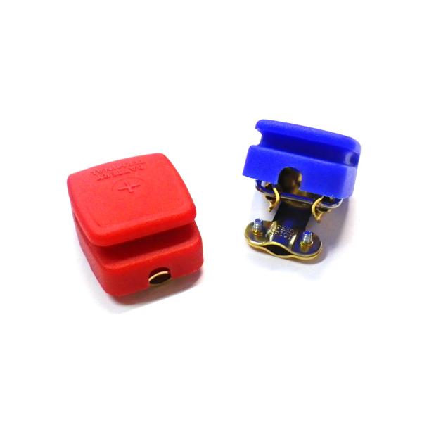 BMO JAPAN(ビーエムオージャパン)ワンタッチバッテリークリップ　【BM-A9BC-100】◆用途：12V◆許容電流：最大100Aまで◆材質：RE（カバー）真鍮メッキ（ターミナル接続部分）◆適用電線：太さ2ミリ〜16mmまで★エレキ電...