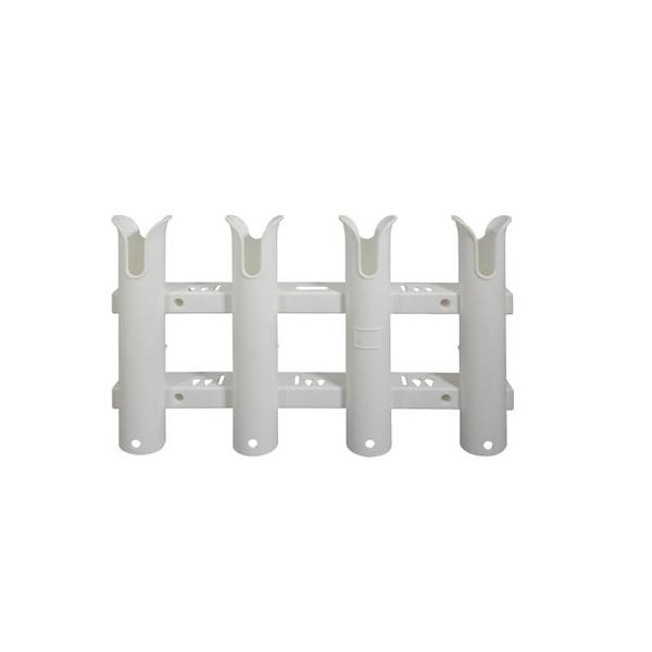 BMO JAPANロッドホルダー 4連 一体型　20A0035◆ホルダー数：4連◆材質：樹脂◆外寸：W451/D68/H275mm◆ホルダー間（心・心）：126mm◆ホルダー外径：Φ50mm◆ホルダー内径：Φ45mm◆取付方法：ネジ固定★ ...