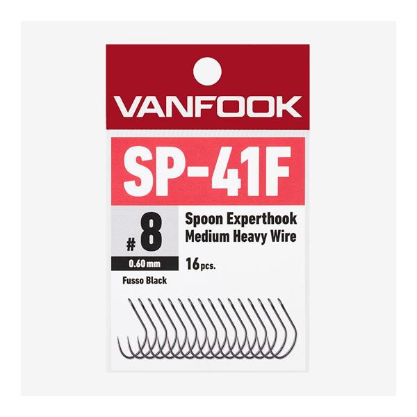 ヴァンフック　スプーンエキスパートフック　SP-41F　ミディアムヘビーワイヤー　50本入　VAN FOOK　