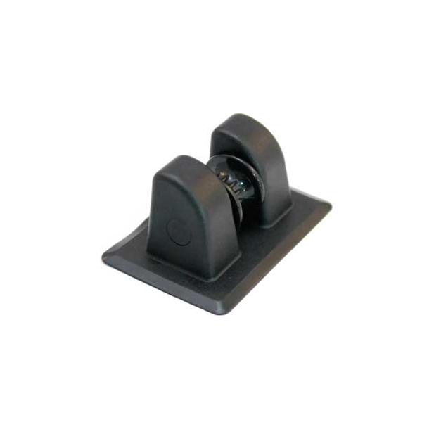 フーターズ　インフレータブルボート用パーツアンカーローラー◆カラー：黒/ホワイトグレー◆本体：樹脂製、ローラー部分：プラスチック樹脂★ゴムボートやフローターに付けるアンカーロープ用のガイドローラーです。アンカーロープをローラーの上を滑らせる...