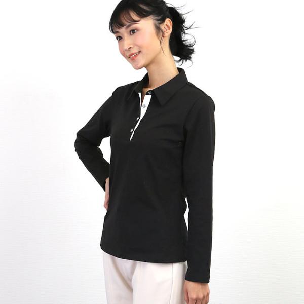 ポロシャツ レディース 長袖 通販 春 秋 シャツ 襟付き 無地 大きいサイズ 大人 かわいい オフィス ビジネス きれいめ ホワイト ブラック 黒 カジュアル Fu Backyard Family バッグタウン 通販 Yahoo ショッピング