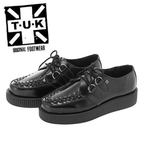 極美品 T.U.K 厚底ラバーソール ブラック EU43 送料無料 tuk ラバーソール 通販 厚底靴 レディース メンズ パンク