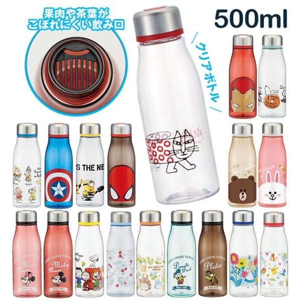 水筒 クリアボトル 500ml 直飲み スケーター スタイリッシュ ブローボトル おしゃれ かわいい ディズニー スヌーピー 子供 キッズ 直飲み ダイレクト Backyard Family 通販 Paypayモール