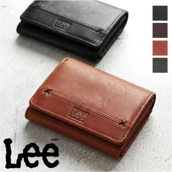 Lee 財布 リー 0520694 通販 二つ折り財布 メンズ 小銭入れあり 本革財布 レザーウォレット 革財布 2つ折り財布 ミニ財布 ふたつ折り財布