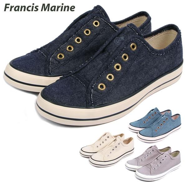 スリッポン レディース スニーカー 紐なし 靴 スリップオン フランシス マリン シューズ Backyard Family 通販 Paypayモール