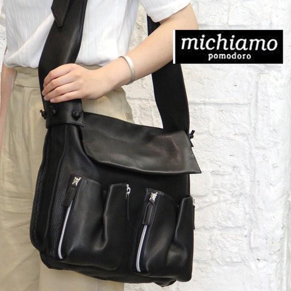 ミキアモ バッグ ショルダー バッグ ソフトキップ michiamo 本革