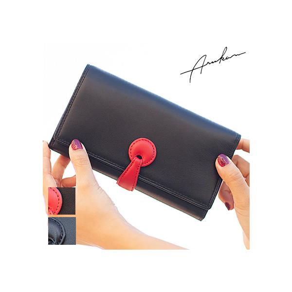 Arukan ARUKAN TAKAYA アルカン かぶせ 長財布 レディース 財布