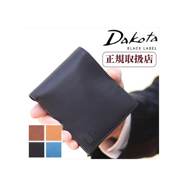 Dakota（ダコタ） メンズ 財布 折財布 二つ折り財布 牛革 Dakota BLACK