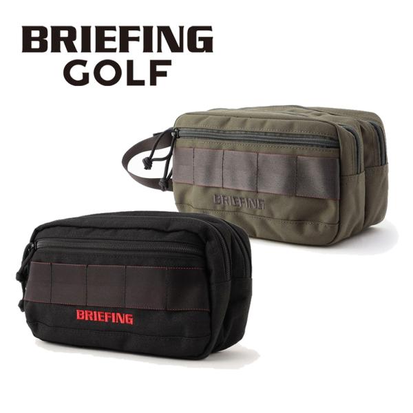 BRIEFING ダブルジップポーチ BRIEFING GOLF ブリーフィング ゴルフ ダブルジップポーチ