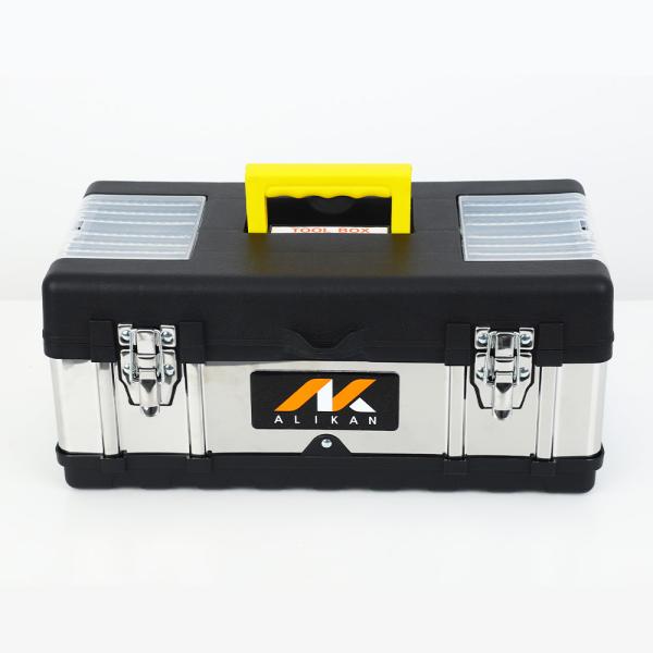 工具箱 BOX ステンレス PP DIY トレー付 afq001large