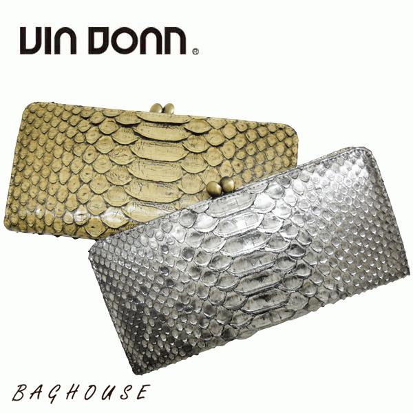 ヴィアドアン アンティークパイソン ラウンドファスナー長財布 488