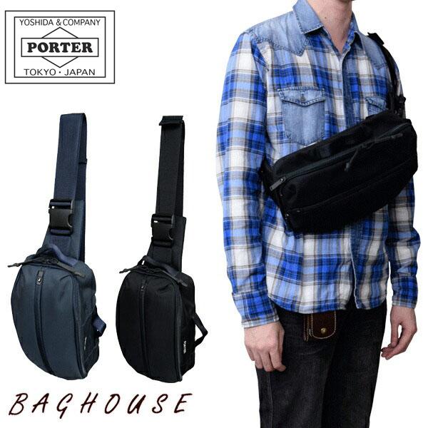 porter upside 2way sling shoulder bag