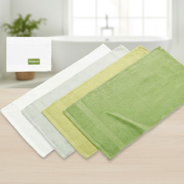 竹から生まれた バンブータオル ハーフサイズ 30×60cm 手拭きタオル