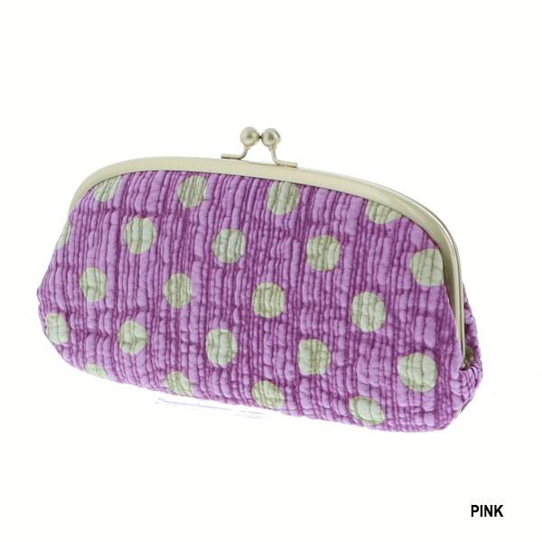 和モダン かわいい がま口 長財布 ウォレット レディース がま口型 日本製 本革 ドット アンチフォルムデザイン バッグ財布雑貨シュエットchouette 通販 Yahoo ショッピング