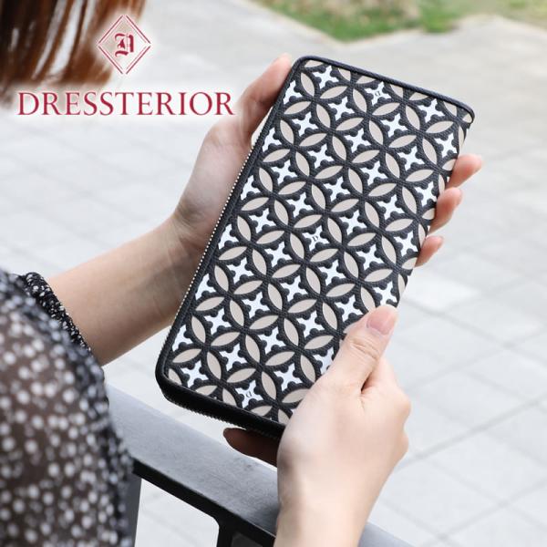 DRESSTERIOR ドレステリア Airdale エアデール ラウンドファスナー長財布 ロングウォレット 札入れ 牛革 本革 レザー 革小物 863613 メンズ レディース 正規品