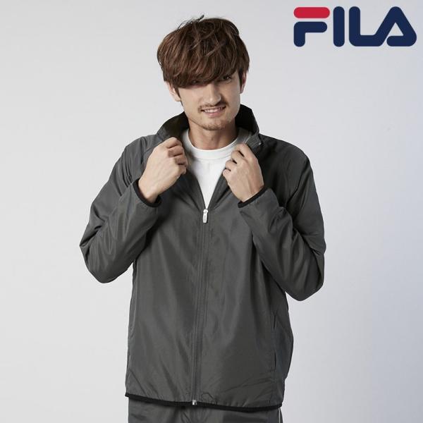 【正規品】  フィラ FILA メンズ 男性トップス ジャケット 定番 スタンダード シンプル タフタ素材 トリコット素材 ウェア 暖かい ブランド