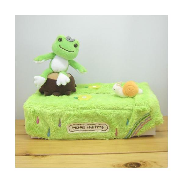かえるのピクルス カエルのピクルス 絵本アートシリーズ ティッシュカバー カエル雑貨 カエルの置物 ケース ボックス Buyee Servis Zakupok Tretim Licom Buyee Pokupajte Iz Yaponii