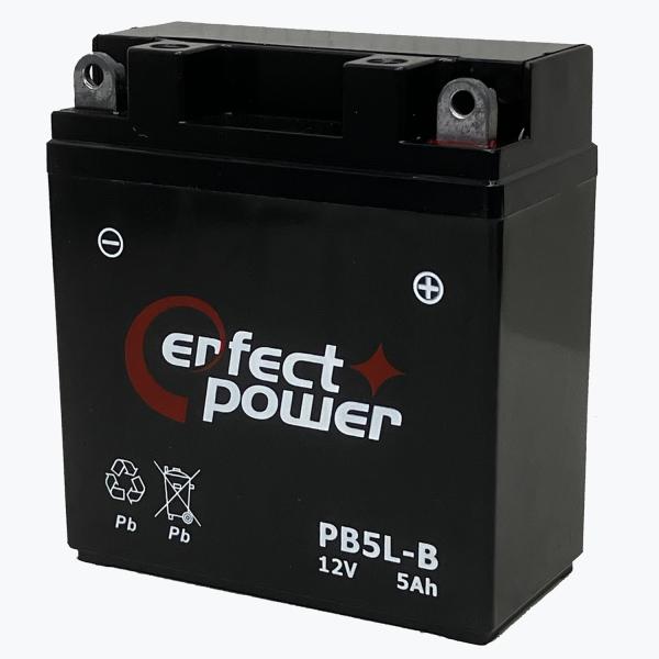 PERFECT POWER PB5L-B MF バイクバッテリー充電済 【互換 ユアサ YB5L-B FB5L-B 12N5-3B GM5Z-3B】
