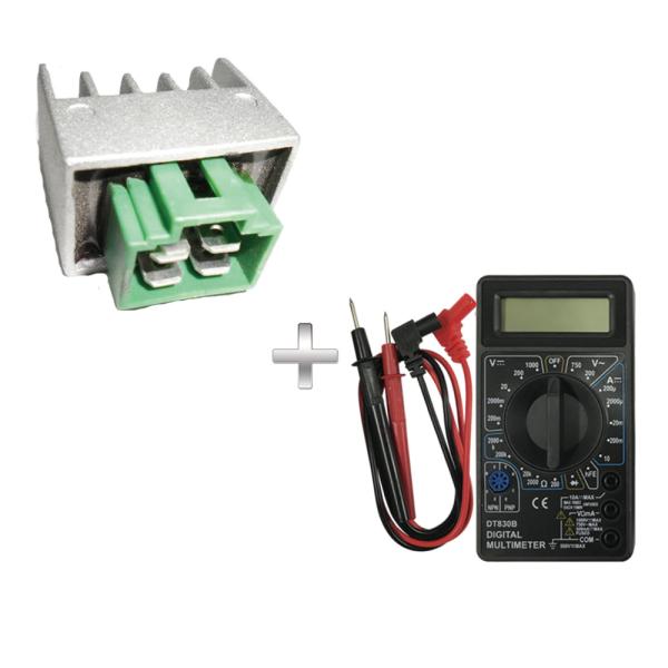 【デジタルテスターセット】 レギュレーター スズキ 12V 社外品【互換 SH663-12 SF663A-12 SH672-12 SH672-EA】 アドレス