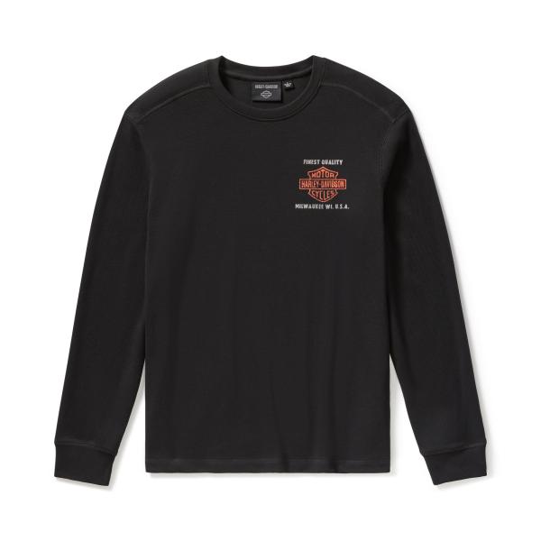 HARLEY DAVIDSON FIRE ハーレー長袖シャツ 90s Harley-Davidson Blue flame Fire pattern ハーレー