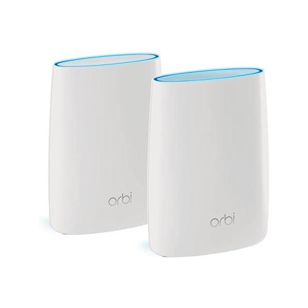NETGEAR メッシュWiFi無線LANルーター2台セット 11ac 速度AC3000 トライバンド Orbi 推奨60台/350 RBK50 Orbi NETGEAR メッシュWiFi無線LANルーター2台セット 11ac 速度AC3000