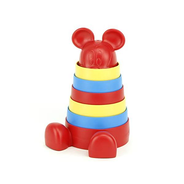 Green Toys Disney Baby Mickey Mouse Stacker, for Unisex Toddler Ages 6 months and up