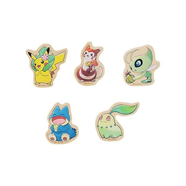 Pokemon（ポケモン） ポケモンセンターオリジナル 木製 クリップ 5個