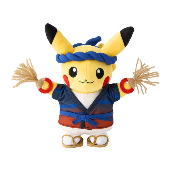 ポケモンセンター お祭りごっこ ピカチュウ ぬいぐるみ 6種 セット Pokemon（ポケモン） ポケモンセンターオリジナル ぬいぐるみ わらじ