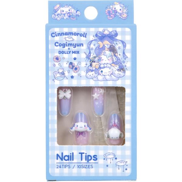 こちらの商品はポスト投函便にて発送する為、代引き決済には対応しておりません。DOLLY MIX×シナモン×こぎみゅんのスイートでドリーミーなコラボ☆貼るだけカンタン！かわいいネイルチップ♪立体的なシナモンやこぎみゅんが爪を華やかに彩る★気分...