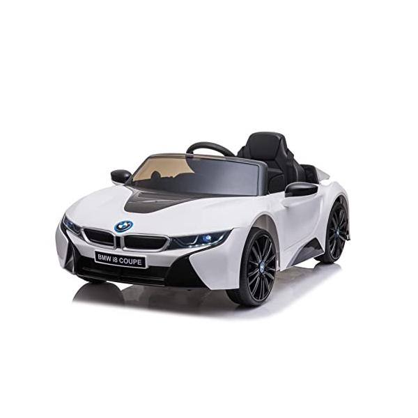 ラマス こども用電動乗用カー BMW i8 ホワイト 約(高さ)460×(幅)725