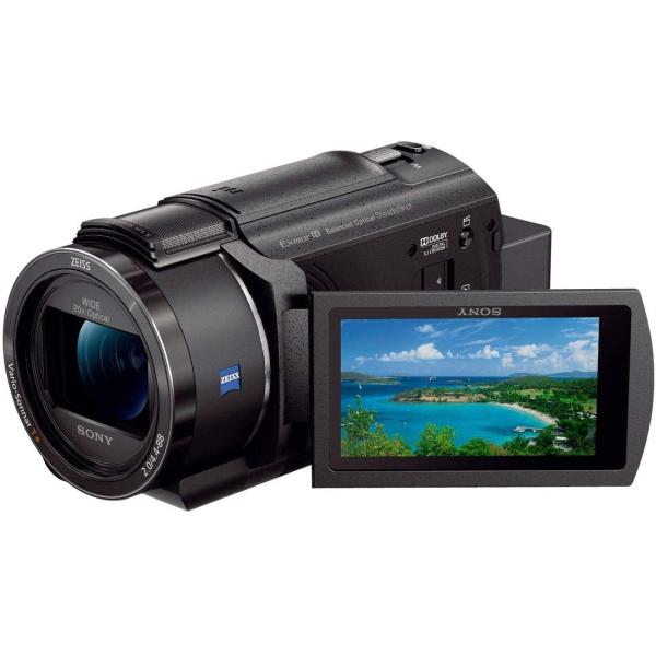 ソニー ビデオカメラ FDR-AX45 4K 64GB 光学20倍 ブラック Handycam FDR-AX45 BC