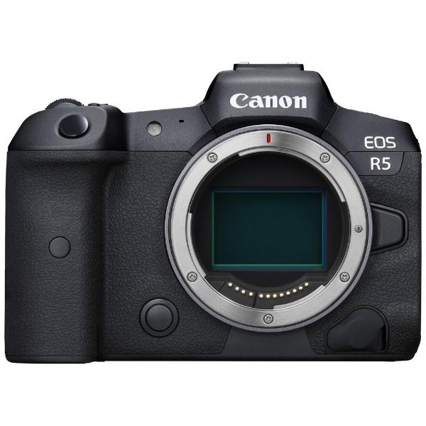 【美品】Canon EOS R5 ミラーレスカメラ EOS キヤノン CANON R5 ミラーレス一眼カメラ ブラック EOSR5