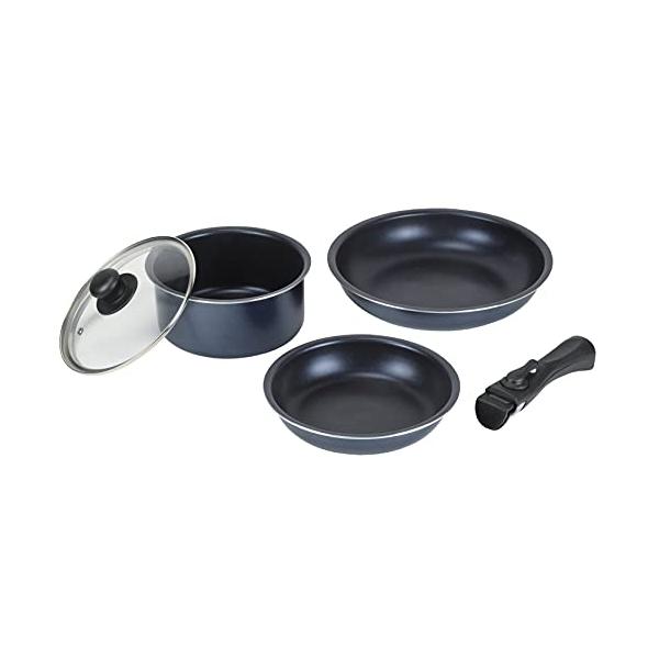 スタックアルファ ダイヤモンドコートIH対応クックウェア5点セット