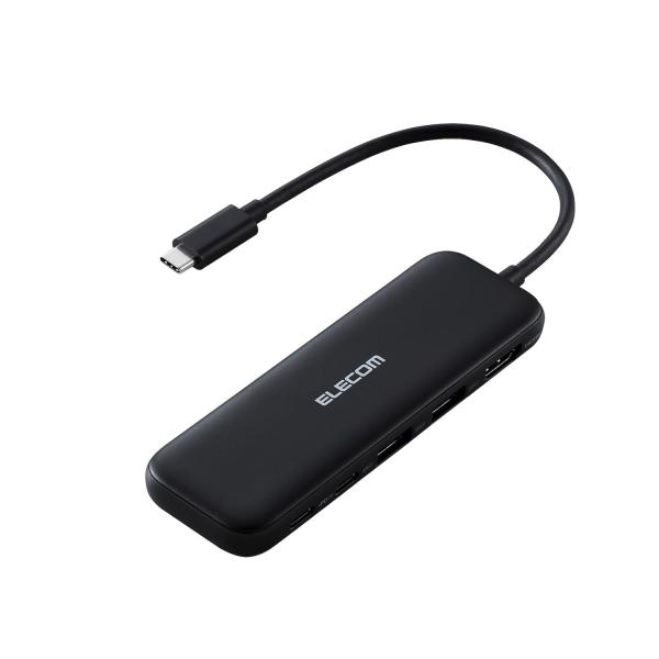 他サイト： エレコム USB-C ハブ ドッキングステーション 5in1 100W PD対応 HDMI 4K30Hz 高速データ転送 5Gbps ブラック DST-W01 代引不可商品の商品画像