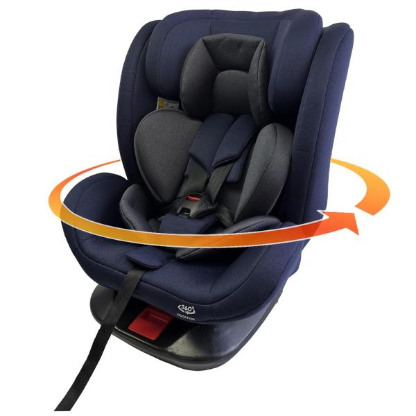 ◆1人でも楽々乗せ降ろし！360°回転式チャイルドシートのため片手で回せて、抱っこしながらでも一人で楽に乗せ降ろしできます。◆高級感を出したデザインは車内の雰囲気にもピッタリ◆対象身長40〜150cmで、新生児から小学生のお子様まで幅広く使...