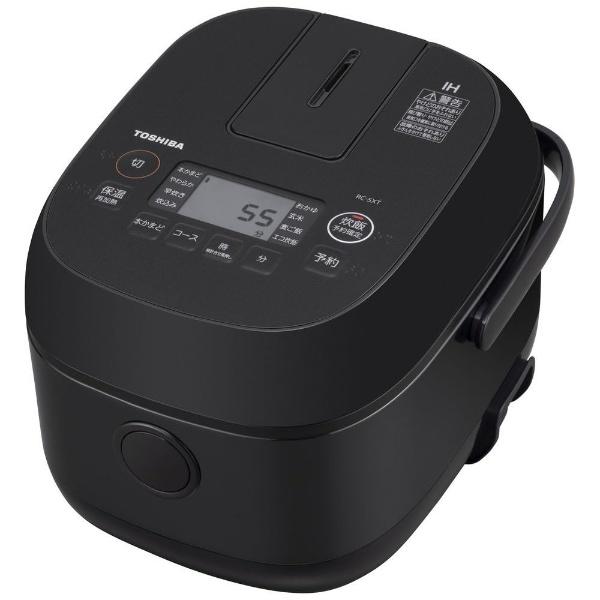 TOSHIBA RC-62PXR(K) IH炊飯器 3.5合 ブラック TOSHIBA（東芝） 炊飯ジャー ブラック RC-5XT-K 3合 IH : World Free